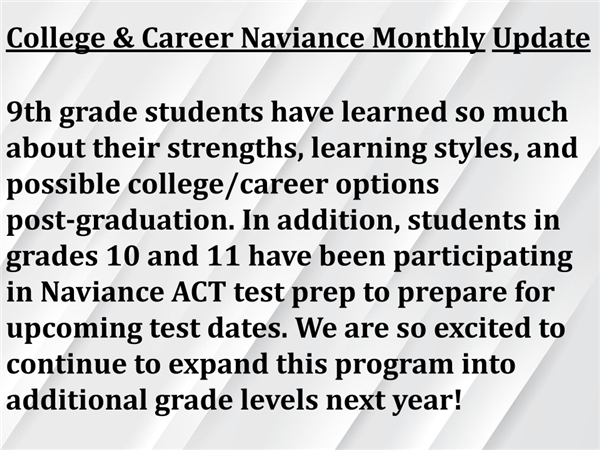Naviance Update